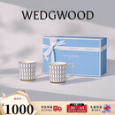 Wedgwood金粉年华午夜蓝马克杯骨瓷咖啡杯水杯家用杯子新婚礼