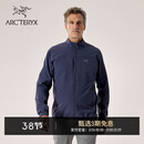 ARC'TERYX始祖鸟 GAMMA JACKET 防风 男子 软壳夹克 BLACK SAPPHIRE/蓝黑色 M