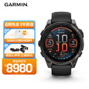 佳明（GARMIN）Fenix8旗舰黑-47mm飞耐时8户外运动手表ECG心电心率跑步骑行滑雪