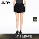 江南布衣（JNBY）【商场同款】26春新品短裤宽松棉质5Q3E14360 001/本黑 M