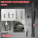葵煦不锈钢强力捕鱼枪水下射鱼器潜水工具 加强长号配5头+包