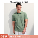 Abercrombie & Fitch【经典POLO】小麋鹿图案男装25夏季美式通勤短袖T恤 绿色 M (180/100A)