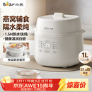 小熊（Bear）电炖盅 电炖锅 炖汤盅电炖锅 煮粥锅 燕窝炖盅 隔水炖锅1-2人煲汤锅1L炖汤锅DDZ-E10N1