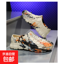 低帮胶鞋水鞋男短筒雨靴防滑春秋防水鞋钓鱼鞋厨师工作鞋时尚雨鞋 卡其色 36
