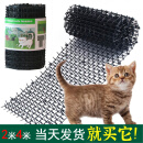 防猫爬刺垫驱猫神器防止猫踩踏花园刺垫网防爬床沙发刺钉猫垫 黑色 宽45cmx长4米 加密 刺高2cm 升级加厚防老化