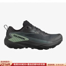 萨洛蒙（Salomon）男鞋越野跑鞋户外休闲跑鞋GENESIS GORE-TEX新款运动鞋透气徒步 Black / Green黑绿色 耐磨透气 10 /44码