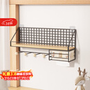 安尔雅免打孔墙上置物架客厅墙面卧室床头收纳架墙壁挂式隔板路由器架子