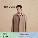 ERDOS 无染色羊绒外套简约休闲保暖上衣男毛呢大衣 无染羊绒色 XL 180/100A