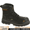 CAT卡特 男 户外野性粗狂耐用防滑高帮工装靴经典耐磨登山鞋22441M Black 10