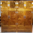 黄金樟顶箱柜实木衣柜仿古中式储物柜四门衣橱轻奢整装木质订制 黄金樟顶箱柜实木衣柜