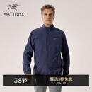 ARC'TERYX始祖鸟 GAMMA JACKET 防风 男子 软壳夹克 BLACK SAPPHIRE/蓝黑色 M