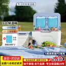 冰大师 ICEMASTER户外保温箱车载露营野餐冷藏箱母乳保鲜商用摆摊便携冰块箱12L