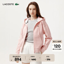 LACOSTE法国鳄鱼女装25秋冬新款纯色简约连帽拉链卫衣|SF5272 ADY/浅粉色 M 38