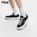 FILA 斐乐官方男鞋FOSSO 1+帆布鞋2026夏新款岩行鞋 1+时尚休闲鞋 黑/奶白-BG 42