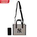 MLB官方 男女士复古26冬季新款运动斜挎包单肩包生日礼物 纽约洋基队/黑色 F