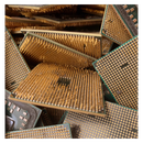 初啸镀金废料 AMD电脑CPU提金炼金电子镀金废料黄金提炼材料废旧cpu洗 15个