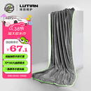 绿田（LUTIAN）小辫子收水巾洗车擦车内饰擦玻璃打蜡擦车巾强吸水抹布75*160CM
