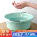 京惠思创大号加深洗脸盆37cm单个装学生宿舍洗衣加厚塑料盆泡脚盆颜色随机
