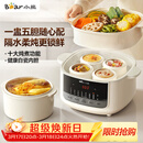 小熊（Bear）电炖盅隔水炖汤盅电炖锅燕窝炖盅煲汤炖汤陶瓷全自动家用3-4人炖煮一体多功能锅4.1L DDZ-J25H5