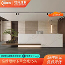 瑞映萱公司前台接待台酒店吧台服务台店铺收银台茶楼美容院中式风格定制 500*60*105cm(三键三抽)