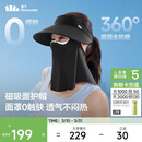 蕉下（beneunder）遮阳帽男防晒帽女磁吸防晒面罩全脸口罩太阳帽空顶帽敏感肌便携