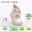 巴拉巴拉童鞋儿童靴子马丁靴女童秋冬短靴潮流【三丽鸥IP】