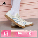 adidas「T头鞋」VL COURT 2.0复古休闲板鞋德训鞋阿迪达斯轻运动   汉玉白/蓝色/金色 (推荐女生买小半码)   37
