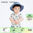 巴拉巴拉【balaOne】童装宝宝短袖t恤2026夏装萌