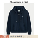Abercrombie & Fitch【美式复古】经典小麋鹿图案美式抓绒卫衣25秋冬女装152-5417 宝蓝色 XS (160/84A)