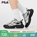 斐乐（FILA）杨幂同款官方蕨草2S女鞋老爹鞋2026春季新款休闲厚底鞋子运动鞋 藕灰/雪白-VS 37.5