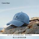 Calvin KleinJeans情侣ck刺绣潮流复古棉质弯檐牛仔棒球帽 458-牛仔蓝 均码 OS