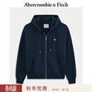 Abercrombie & Fitch【美式复古】经典小麋鹿图案美式抓绒卫衣25秋冬女装152-5417 宝蓝色 S (165/88A)