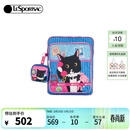 LeSportsac乐播诗新款NEWNEW联名系列可爱猫ipad平板收纳包手拿包 牛牛与乌冬通电话