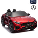 大可奔驰AMG SL63儿童电动车四轮男女宝宝玩具遥控汽车可坐人小孩跑车 烤漆酒红+四驱动+遥控+摇摆+皮座椅+12V10AH大电瓶 奔驰AMGSL63正版授权【4S店同款】