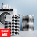 布艺可折叠收纳篮浴室脏衣篓玩具衣物收纳筐收纳桶洗衣篮 折叠帆布收纳桶【1个】