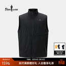 比音勒芬【轻量防水】2026春季新款男士背心休闲户外干爽舒适立领马甲外套 07黑色 XL