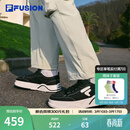 FILAFUSION 斐乐潮牌【章昊同款】男鞋厚底帆布鞋运动休闲鞋 黑/奶白-BG 41