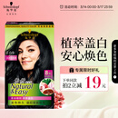施华蔻（Schwarzkopf）怡然染发霜2.0/9闪亮珍珠黑 染发剂黑色一洗黑男女盖白 热门商品