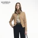 Scofield女装 学院风针织开衫 深灰蓝 170