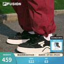 FILAFUSION 斐乐潮牌女鞋【章昊同款】帆布鞋女运动鞋滑板鞋 黑/奶白-BG 37.5