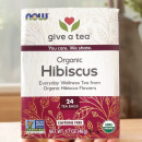 美国Now Foods hibiscus tea芙蓉茶 饮品芙蓉花果茶