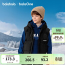 巴拉巴拉儿童羽绒马甲女童男童羽绒服上衣童装2025冬装保暖潮208425101202