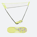 迪卡侬羽毛球网标准网室外便携羽毛网架拦网抗风羽毛球快开网-5694015