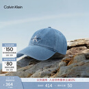 Calvin KleinJeans情侣ck刺绣潮流复古棉质弯檐牛仔棒球帽 458-牛仔蓝 均码 OS
