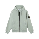 【9成新】STONE ISLAND 石头岛 情侣款 【经典款】纯色连帽拉链卫衣外套 草绿色 L