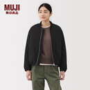 MUJI女式 蓬松棉服 夹克衫 外套女款棉衣 25年冬季 女装 BD117A5A 黑色 M (160/84A)