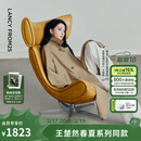 朗姿【王楚然同款 h风衣】Basic衣橱经典双排扣高智通勤女风衣外套 深米色 S