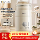 小熊（Bear）可拆洗豆浆机迷你0.6L轻巧容量1-3人用破壁机免滤快豆浆一键清洗小型家用多功能辅食机料理机P05Z6