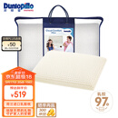 邓禄普（Dunlopillo）青少年乳胶枕荷兰进口特拉雷Talalay天然乳胶枕物理发泡工艺
