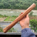 铁甲木太极尺千斤把形意拳健身棒气功鹰抓功秦岭超硬重短粗棍 长40cm随机 直径3.9-4.3cm铁甲木
